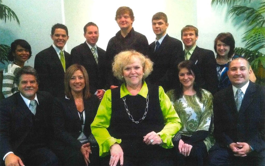 Nancy with her Might Warriors group