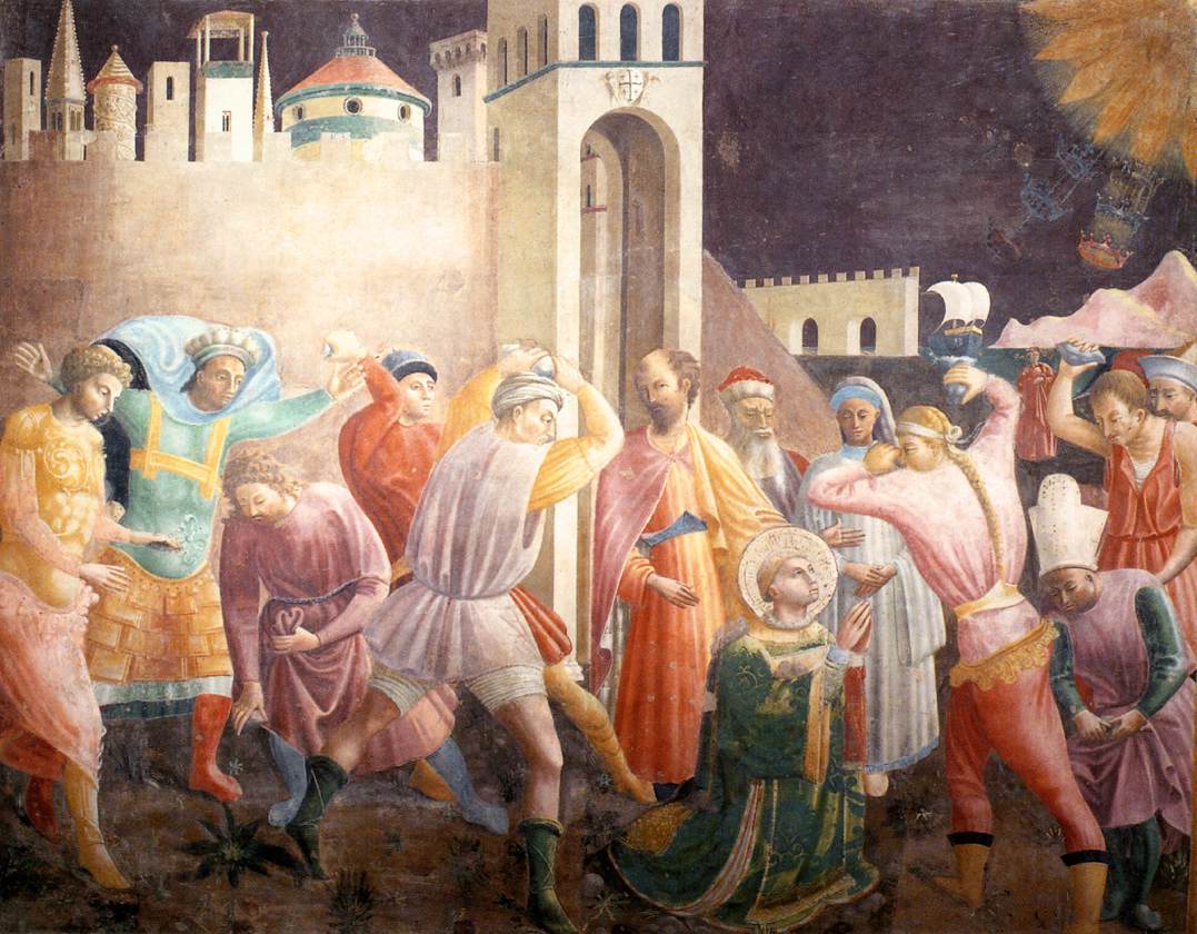 "Stoning of St. Stephen" by Paolo Uccello