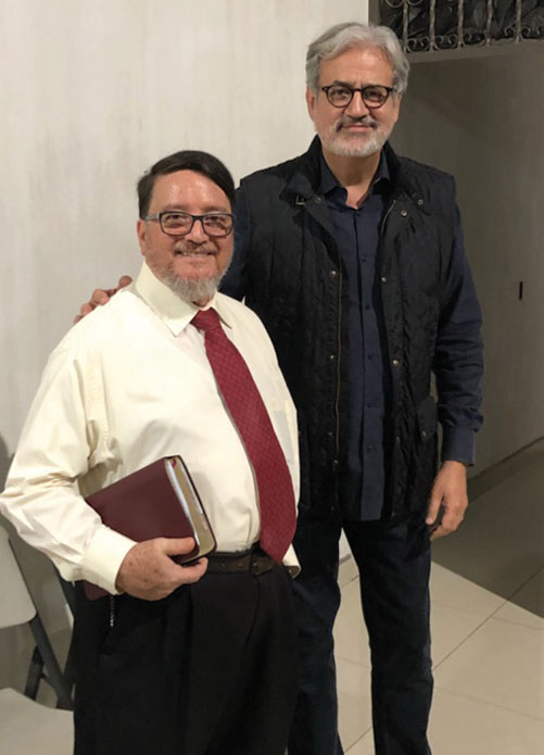 Pastor Robert Aldana with Ramirez
